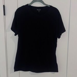 Athleta Black Short Sleeve Tee size L